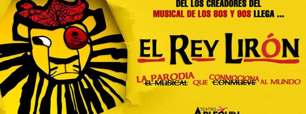 Cartel de la parodia 'El Rey Lirón'.