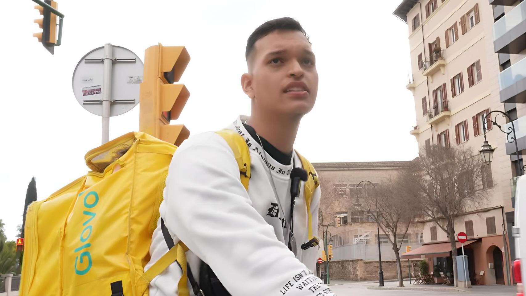 Joan, repartidor de Glovo.