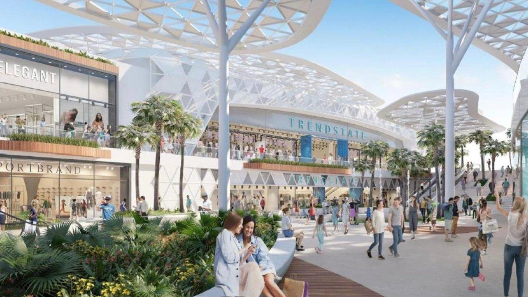 Así será el centro comercial de Turianova. EP