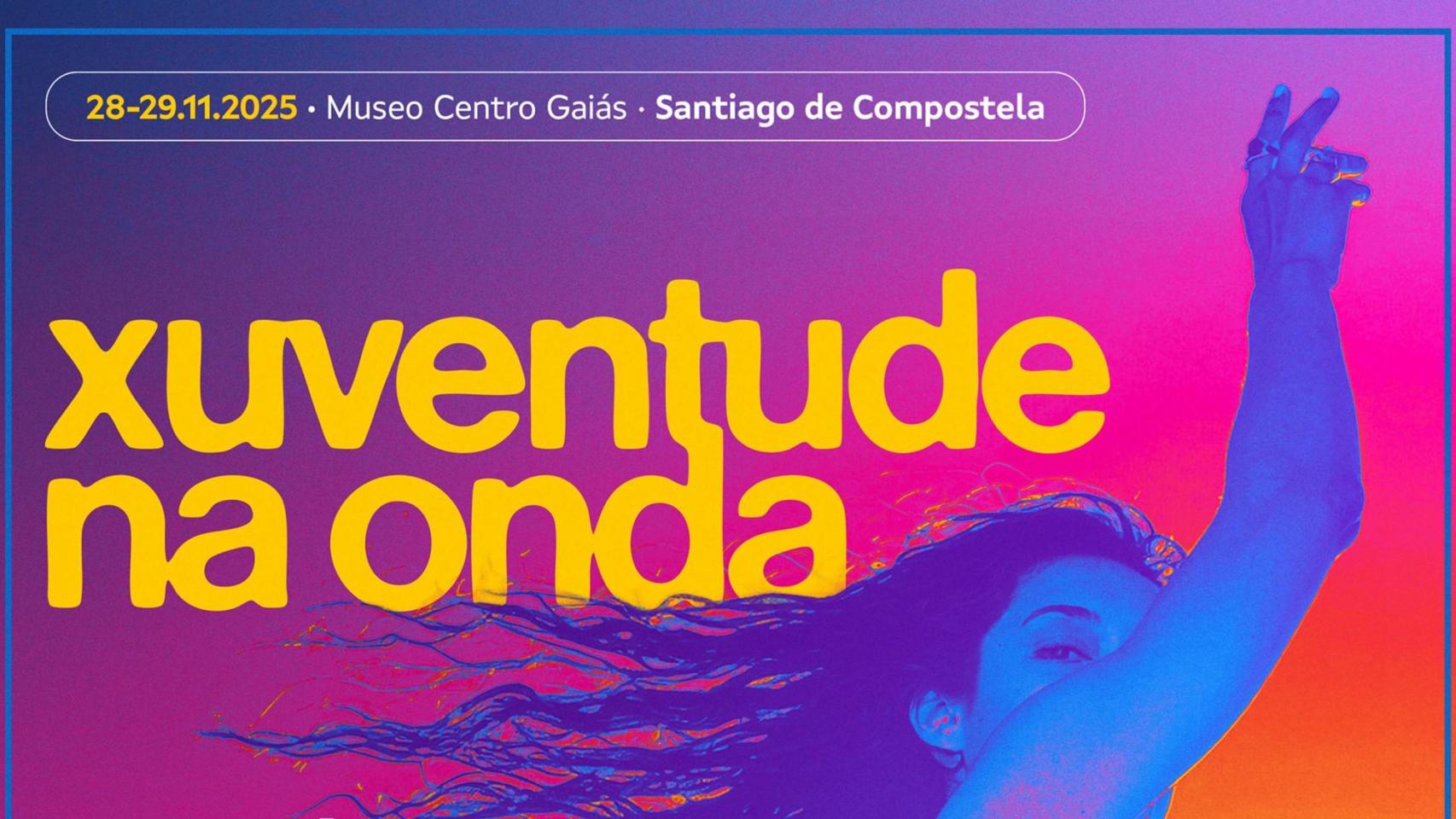 Cartel de Xuventude na Onda 2025.