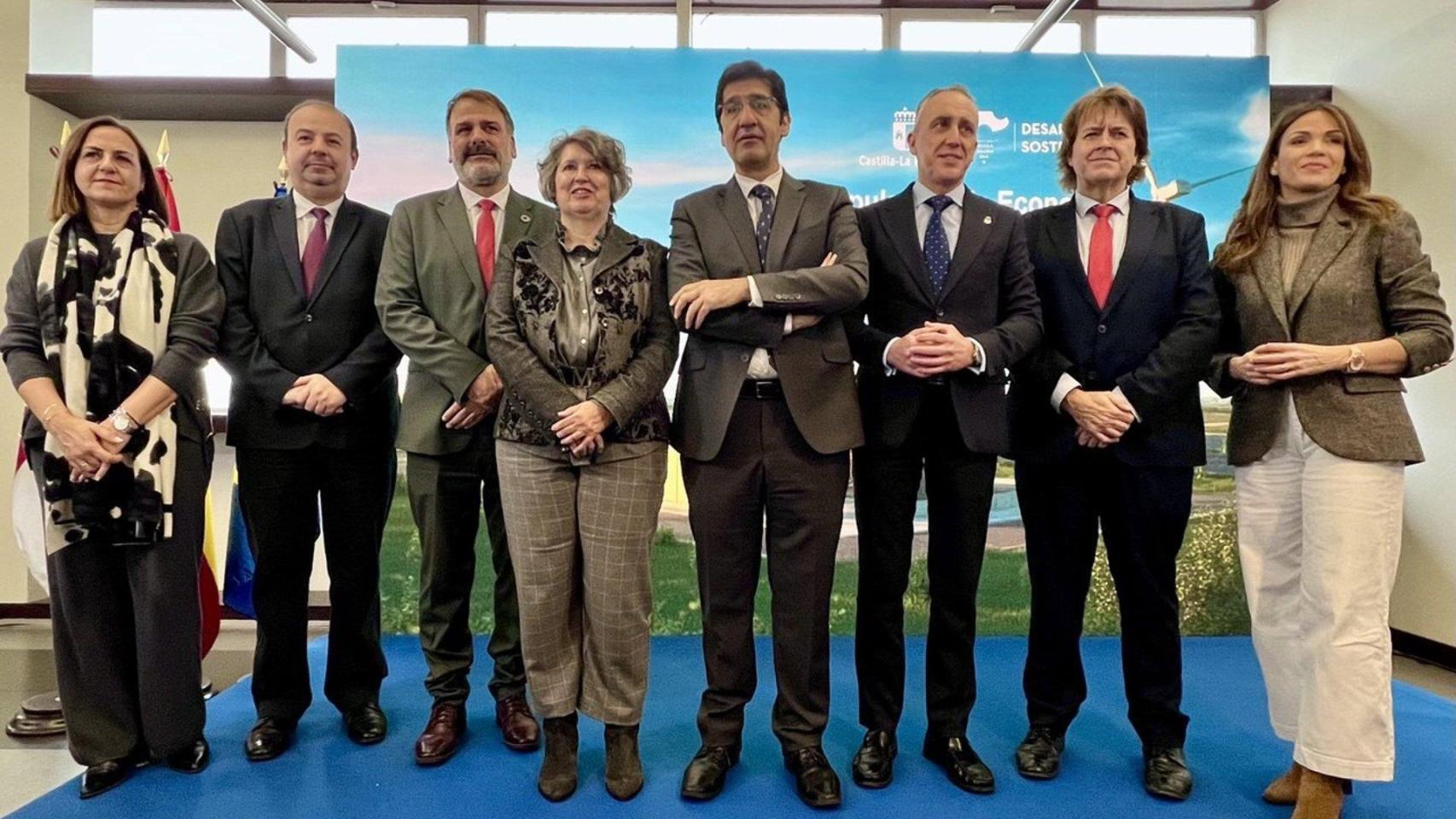 Inauguración de la Oficina del Hidrógeno Renovable de Castilla-La Mancha en Puertollano. Foto: JCCM.