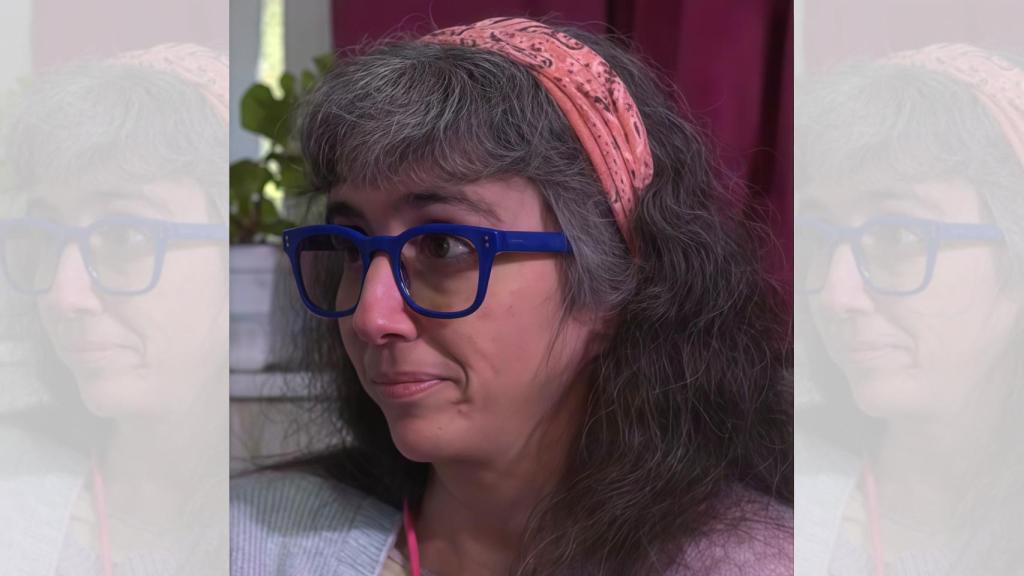 Cristina, inquilina en el barrio de San Lorenzo, Madrid