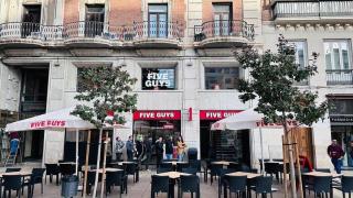 Five Guys en el centro de Málaga.