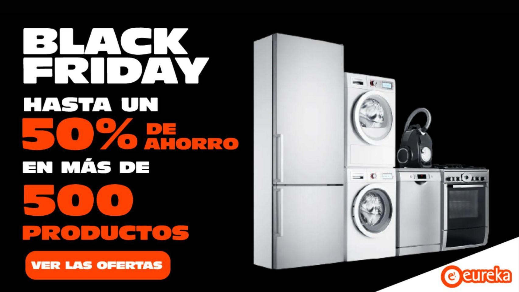 5 ofertas irresistibles de Eureka Electrodomésticos que están arrasando este Black Friday