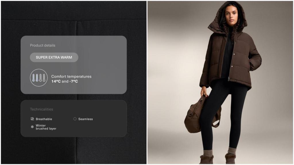 Legging térmico de Oysho. Ref: 2890/825/800