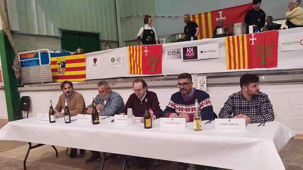 El jurado de la anterior edición del Concurso de Cardo de Cadrete.