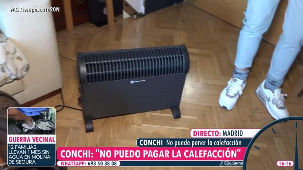 Los radiadores portátiles de Conchi.