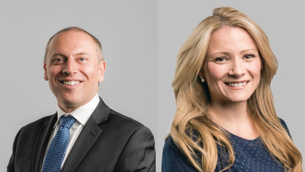 James Coleman y Natalya de Montegriffo, socios de Quest Fund Placement.