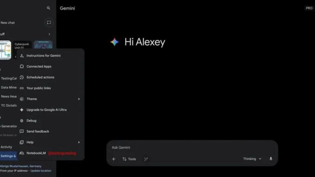 NotebookLM en Gemini