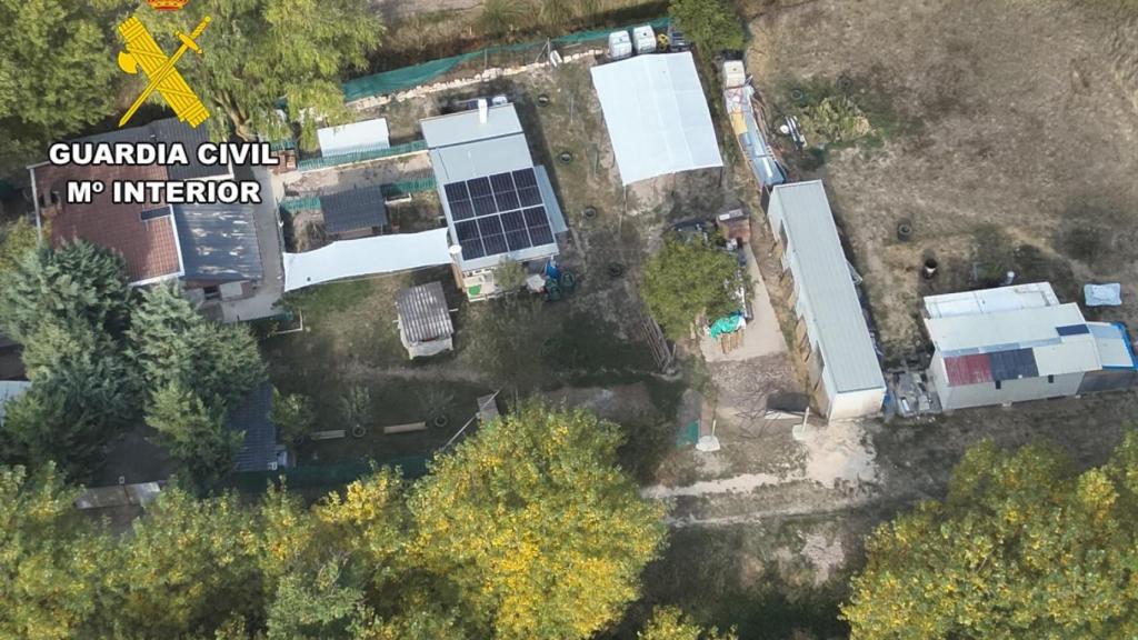 Imagen área de la zona urbanizada