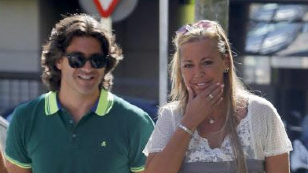 Belén Esteban y Toño Sanchís, en una fotografía de cuando eran amigos y socios.