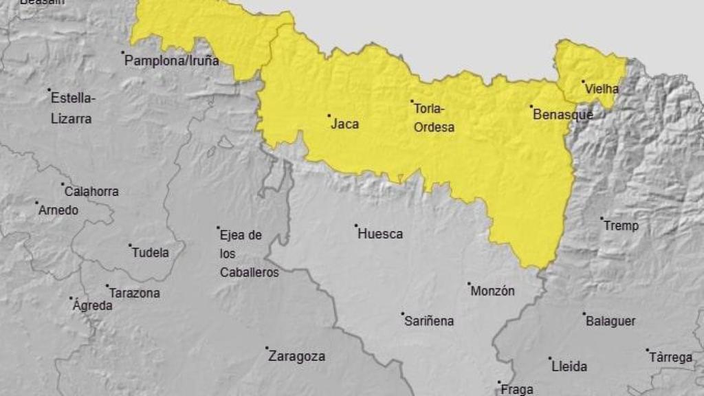 Zona del aviso amarillo