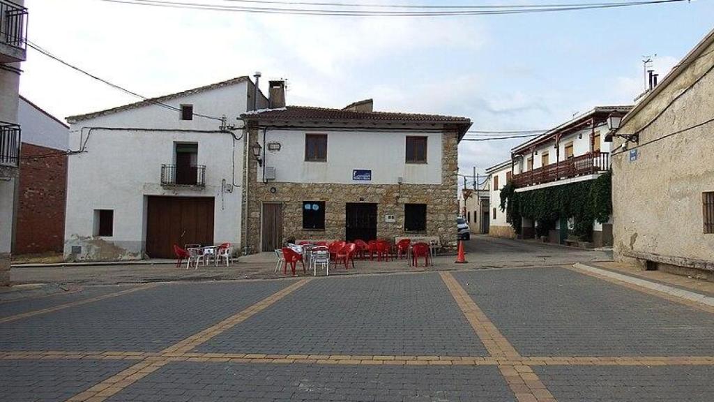 Una calle de Valdemoro-Sierra.