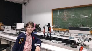 Laurent Simons, el niño prodigio belga, durante su doctorado en Física. Cedida por la familia.