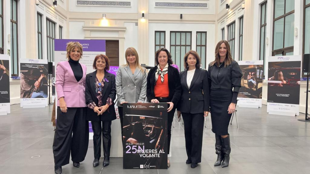 Acto de inauguración de la exposición 'Mujeres al Volante'.