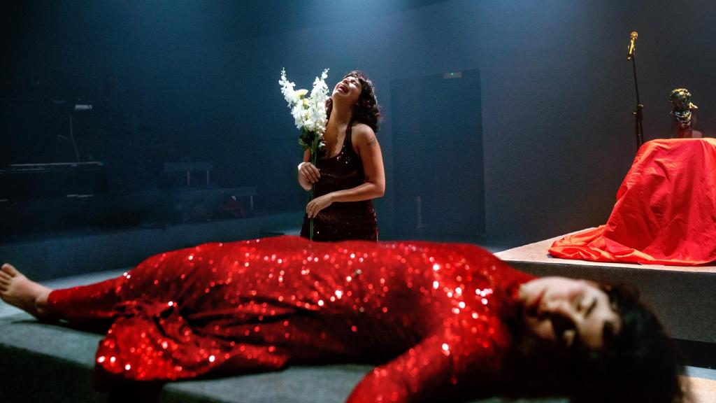 Un momento de 'Del fandom al troleo', con Belén Barenys y, en primer plano, Irene Moray. Foto: Celina Martins