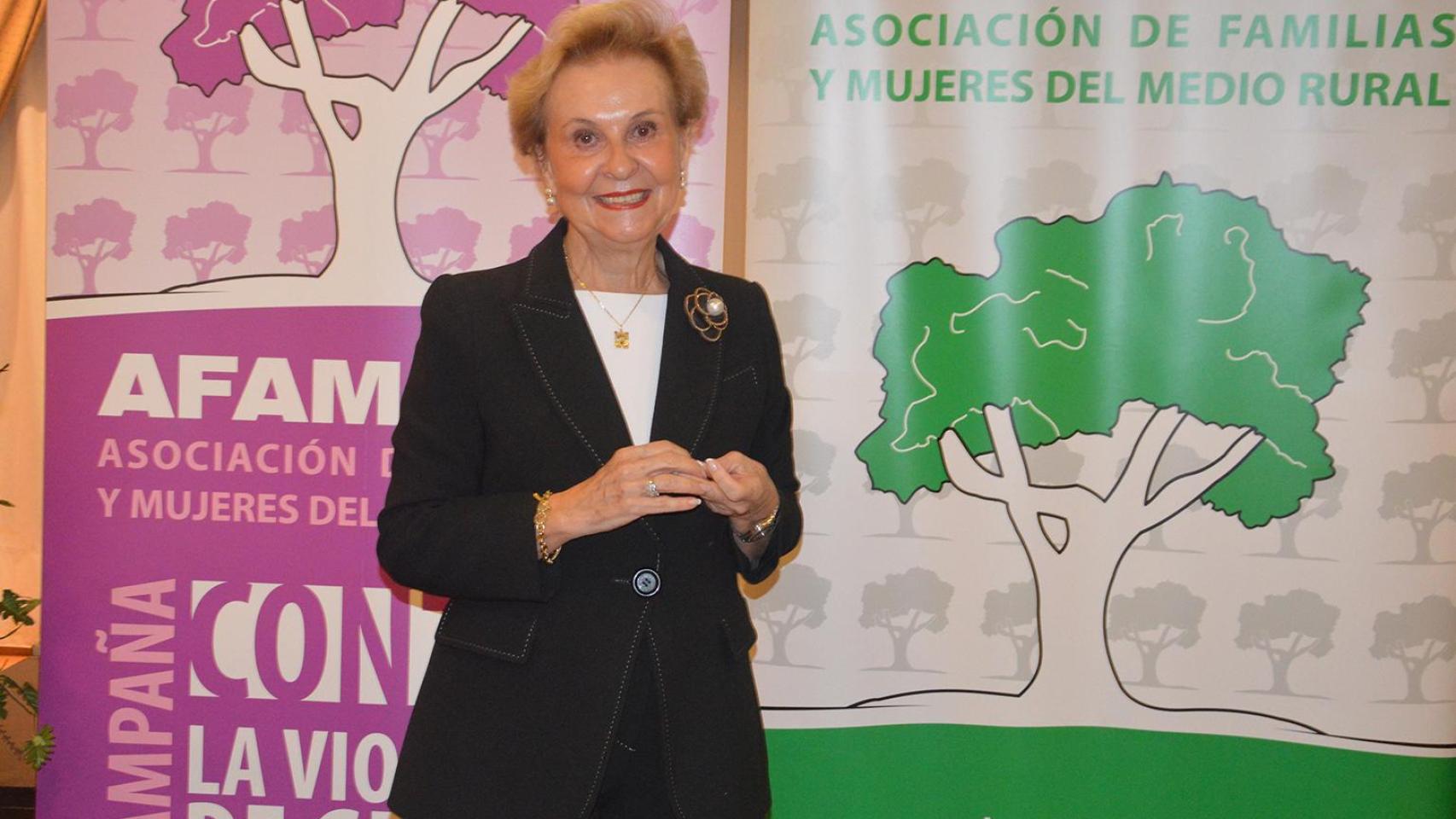 Carmen Quintanilla, presidenta nacional de AFAMMER.
