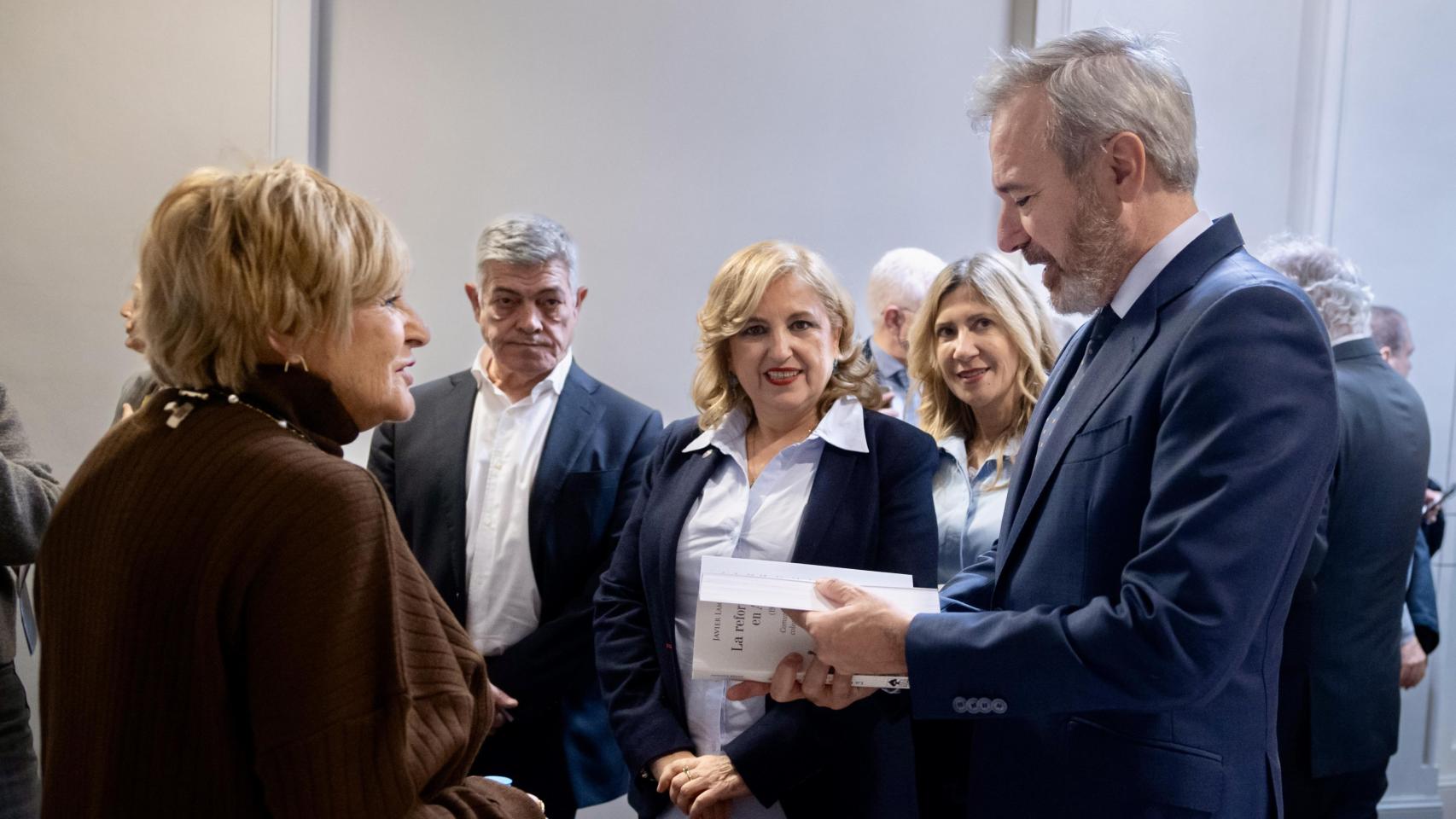 Marisa Lázaro con Jorge Azcón.