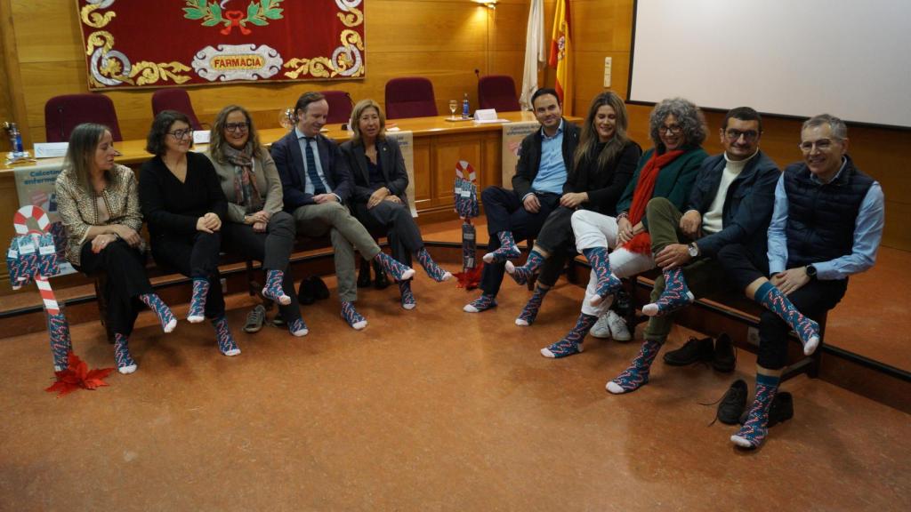 Fegerec lanza en Galicia su campaña navideña con calcetines solidarios por las enfermedades raras