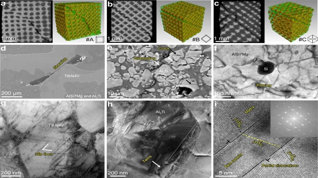 Esquema del nuevo material ultra resistente y ligero. Nature