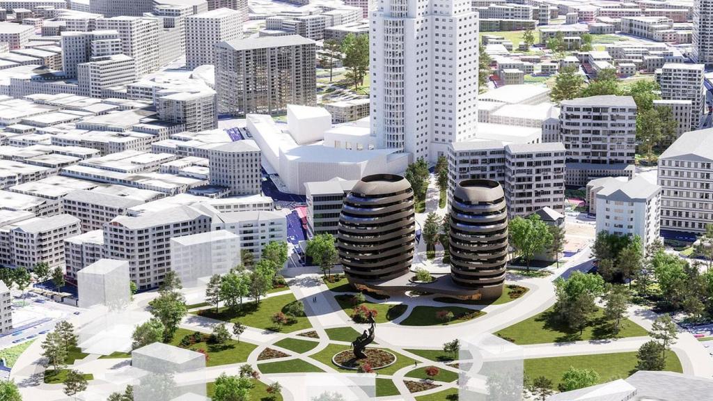 Futura Plaza de España en Vigo.