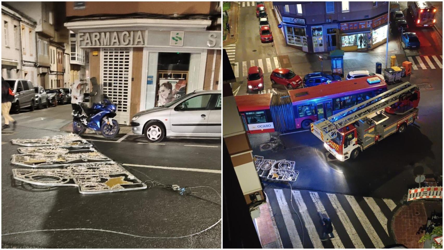 Imágenes de la intervención.