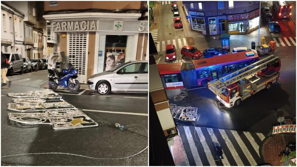 Imágenes de la intervención.