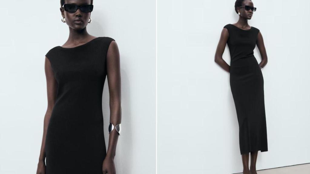 Vestido espalda descubierta. REF. 17071235