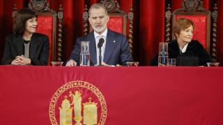 El Rey preside la apertura del curso universitario, por primera vez en la Universitat de València:
