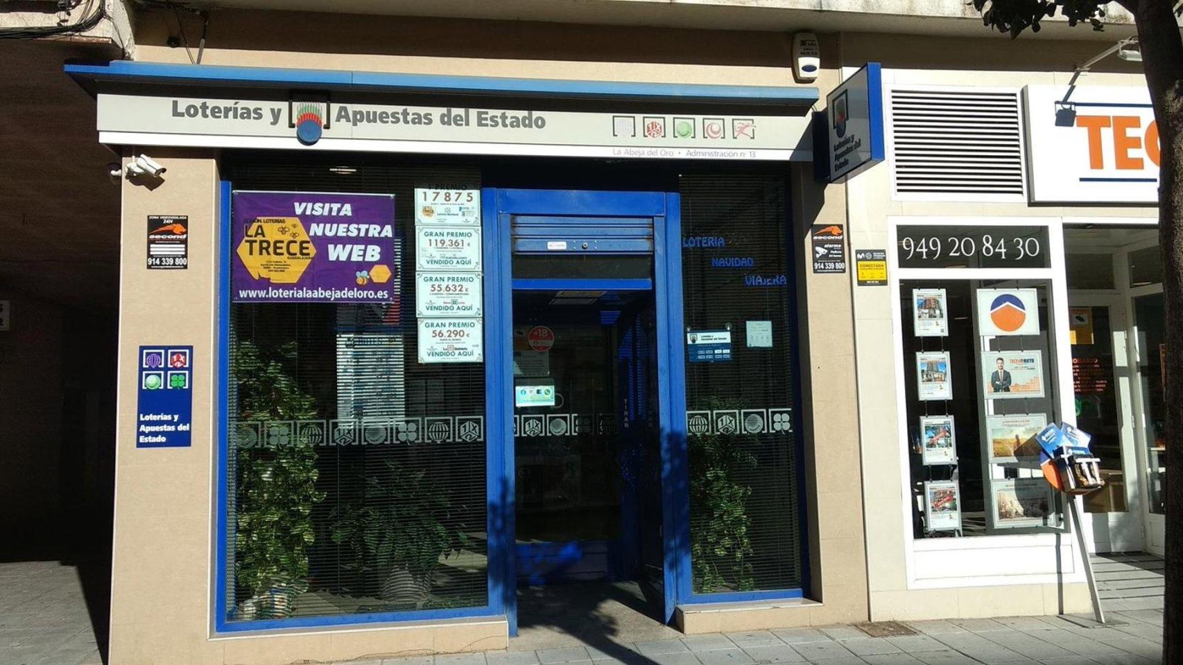 Administración número 13 y Punto de Venta Integral 38325 de Guadalajara.