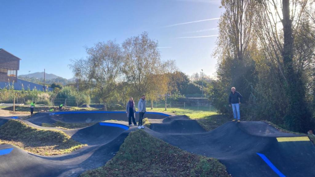 Nigrán estrena el pumptrack más grande del sur de la provincia de Pontevedra