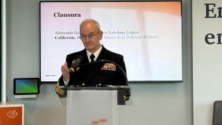 El jefe de Estado Mayor de la Defensa (Jemad), almirante Teodoro Esteban López Calderón