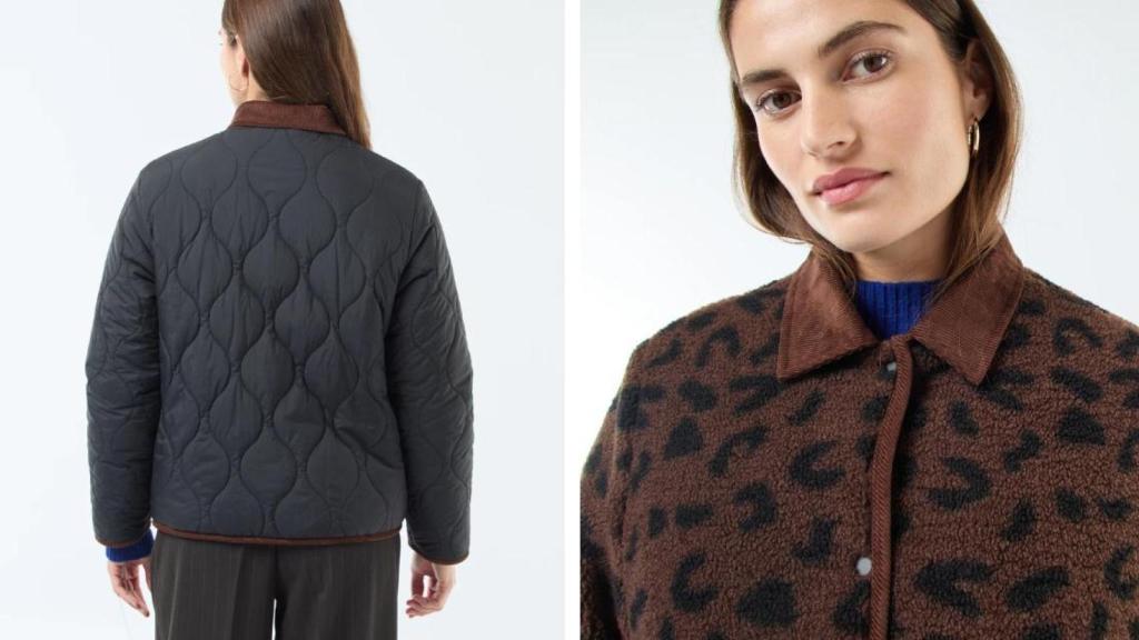 Chaqueta cálida reversible.