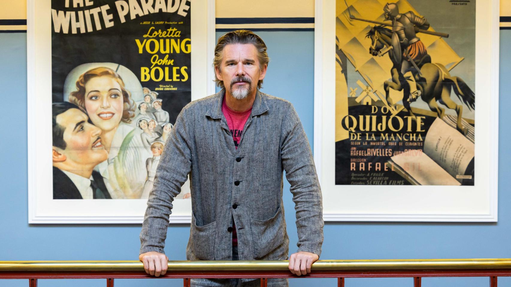 Ethan Hawke en el Cine Doré de la Filmoteca Española en 2022. Foto: Filmoteca Española
