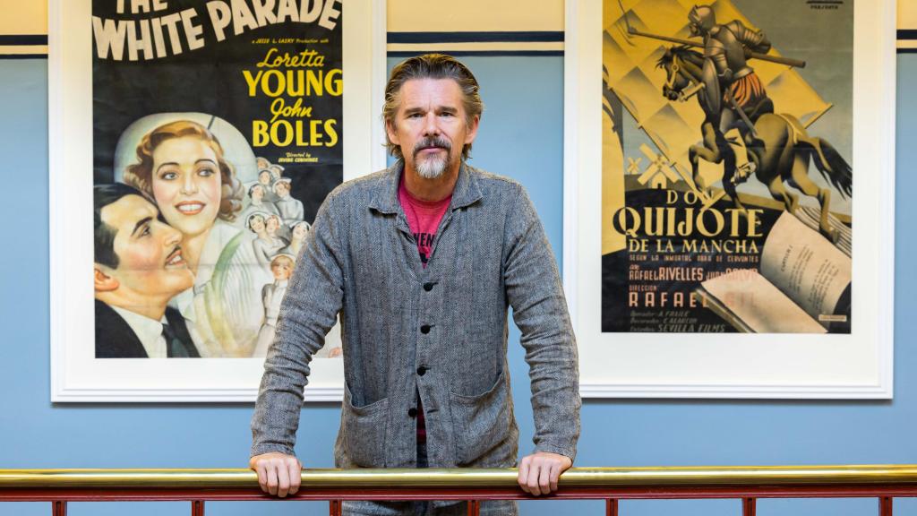 Ethan Hawke en el Cine Doré de la Filmoteca Española en 2022. Foto: Filmoteca Española