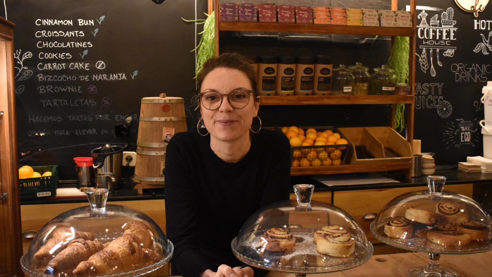 Clémence Aymard, dueña de Clem Café