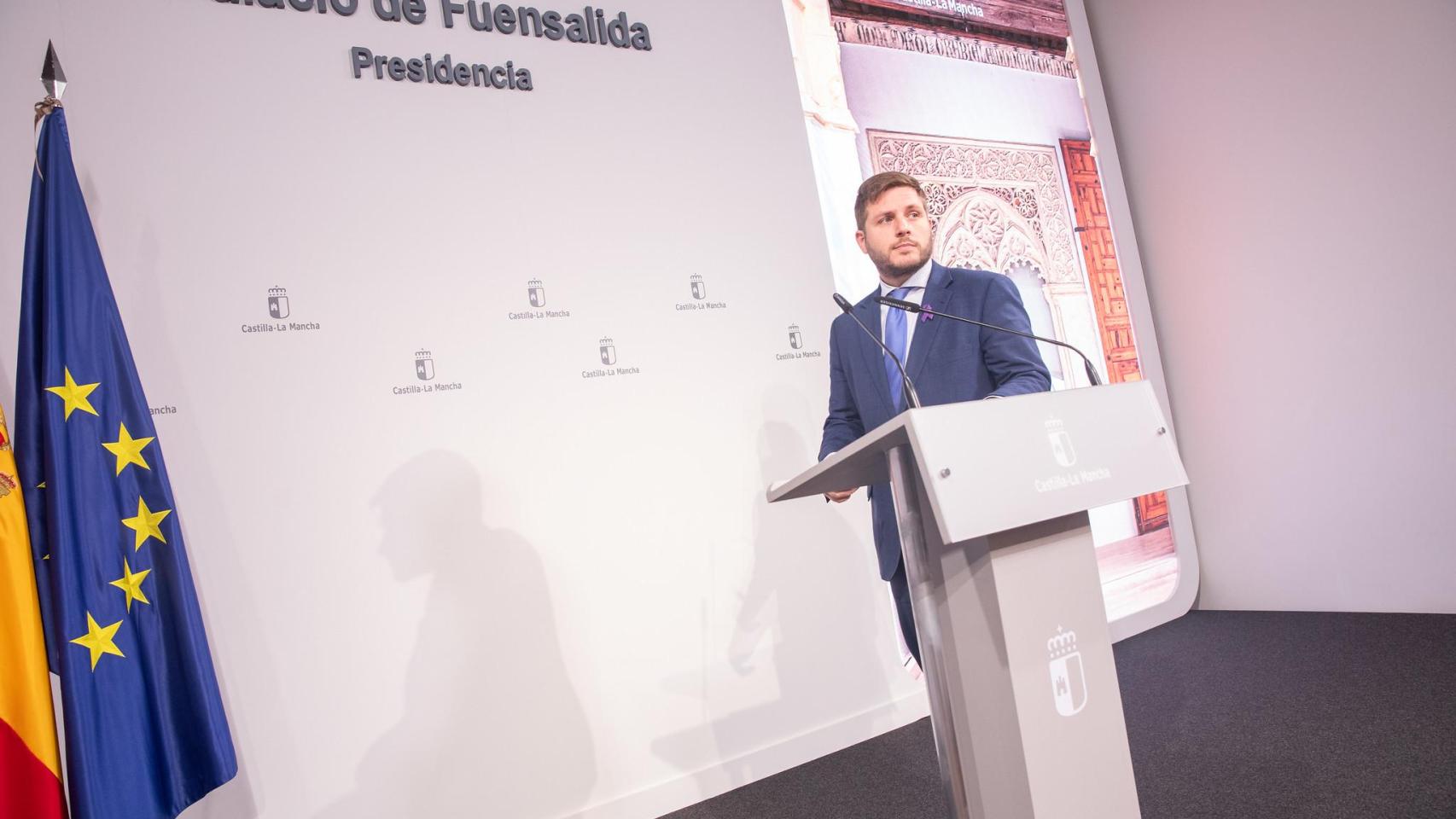 Nacho Hernando durante una rueda de prensa.