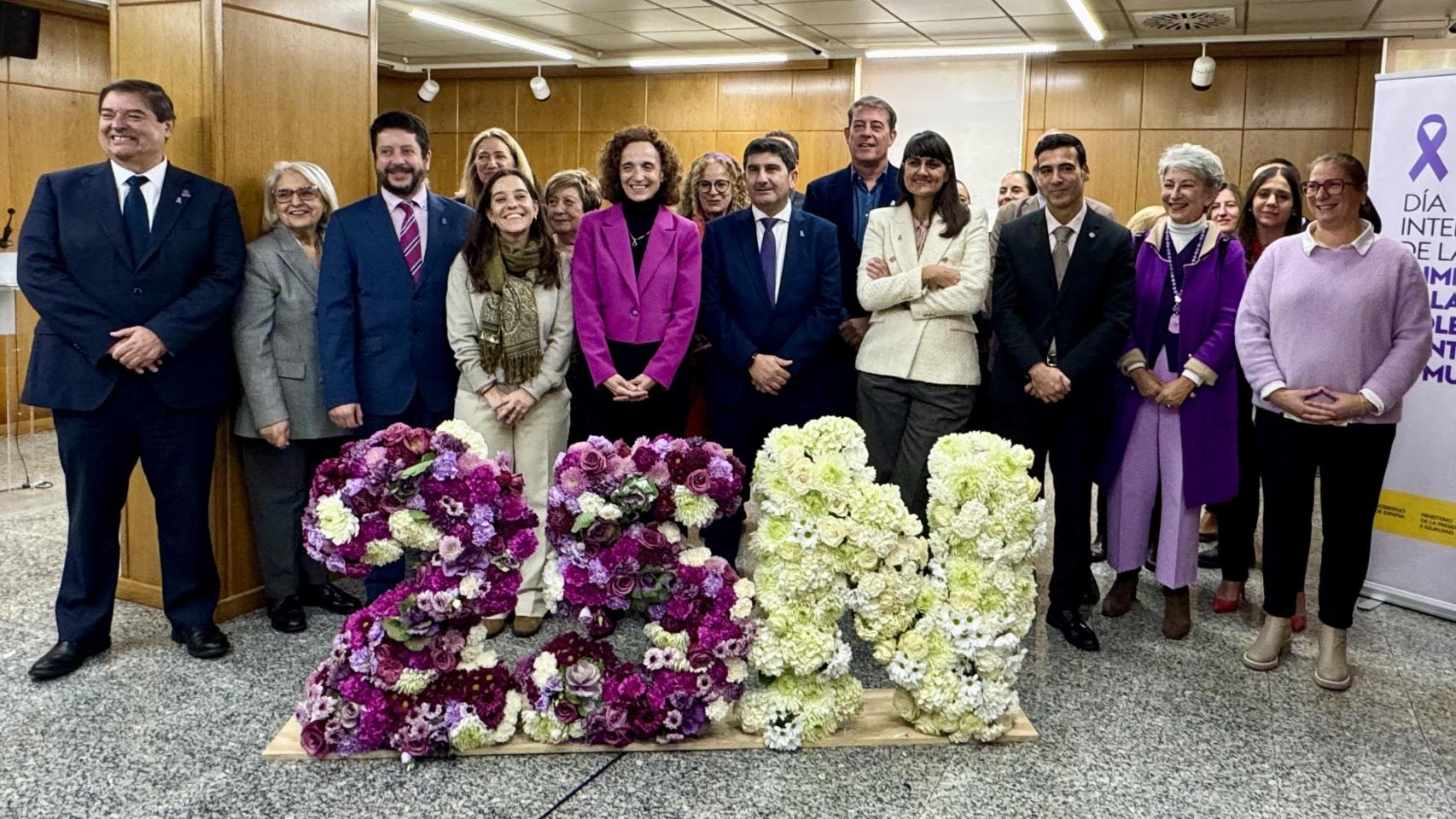 Acto del 25N en la Delegación del Gobierno en Galicia.