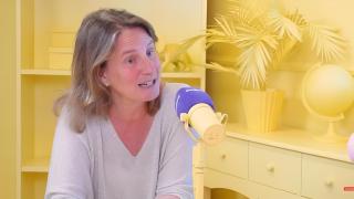 Natalia de Santiago en el pódcast de 'Tenía la duda'.