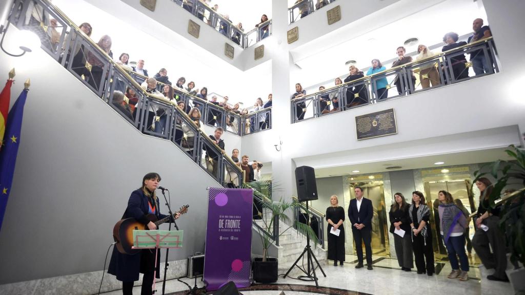 Acto por el 25N en la Deputación da Coruña.