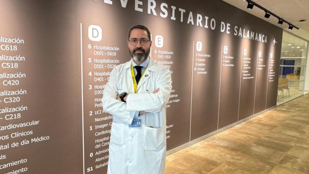 Francisco Blanco en el Complejo Universitario de Salamanca