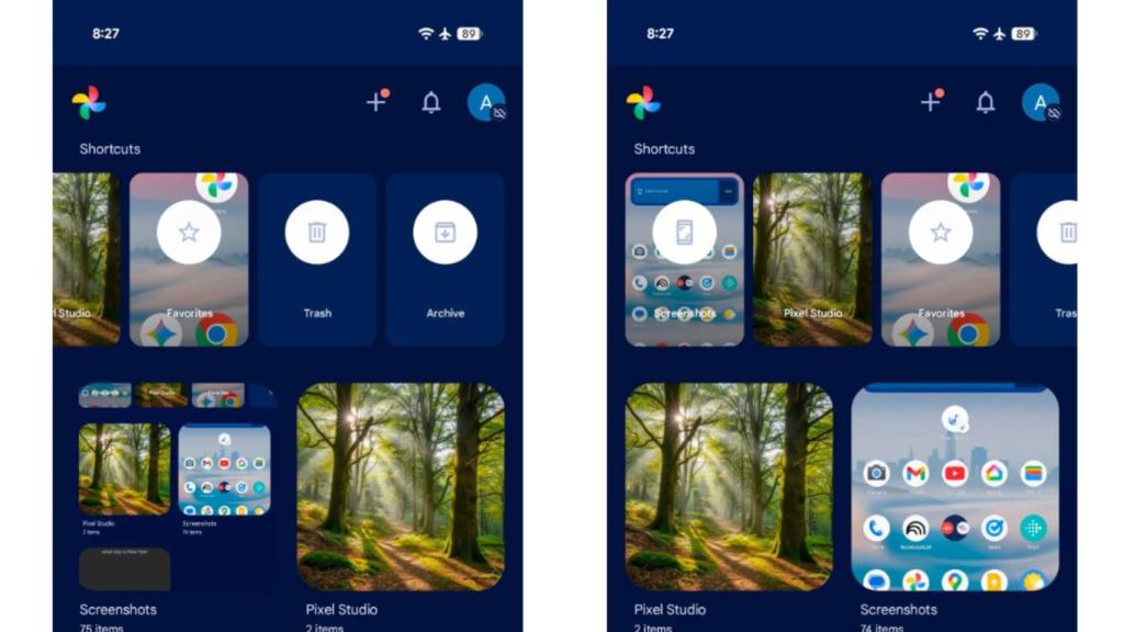 Nueva interfaz de Ajustes de Google Fotos