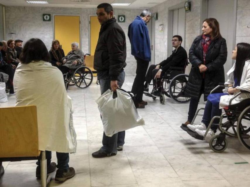 Sala de espera de urgencias de un hospital español.