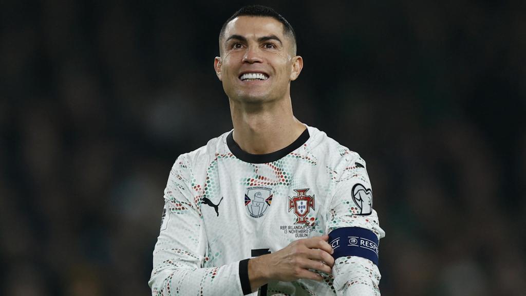 Cristiano Ronaldo, en el partido de Portugal ante la República de Irlanda.