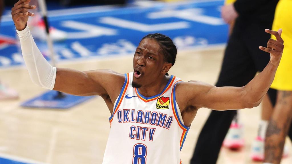 Jalen Williams, en un partido con los Oklahoma City Thunder.