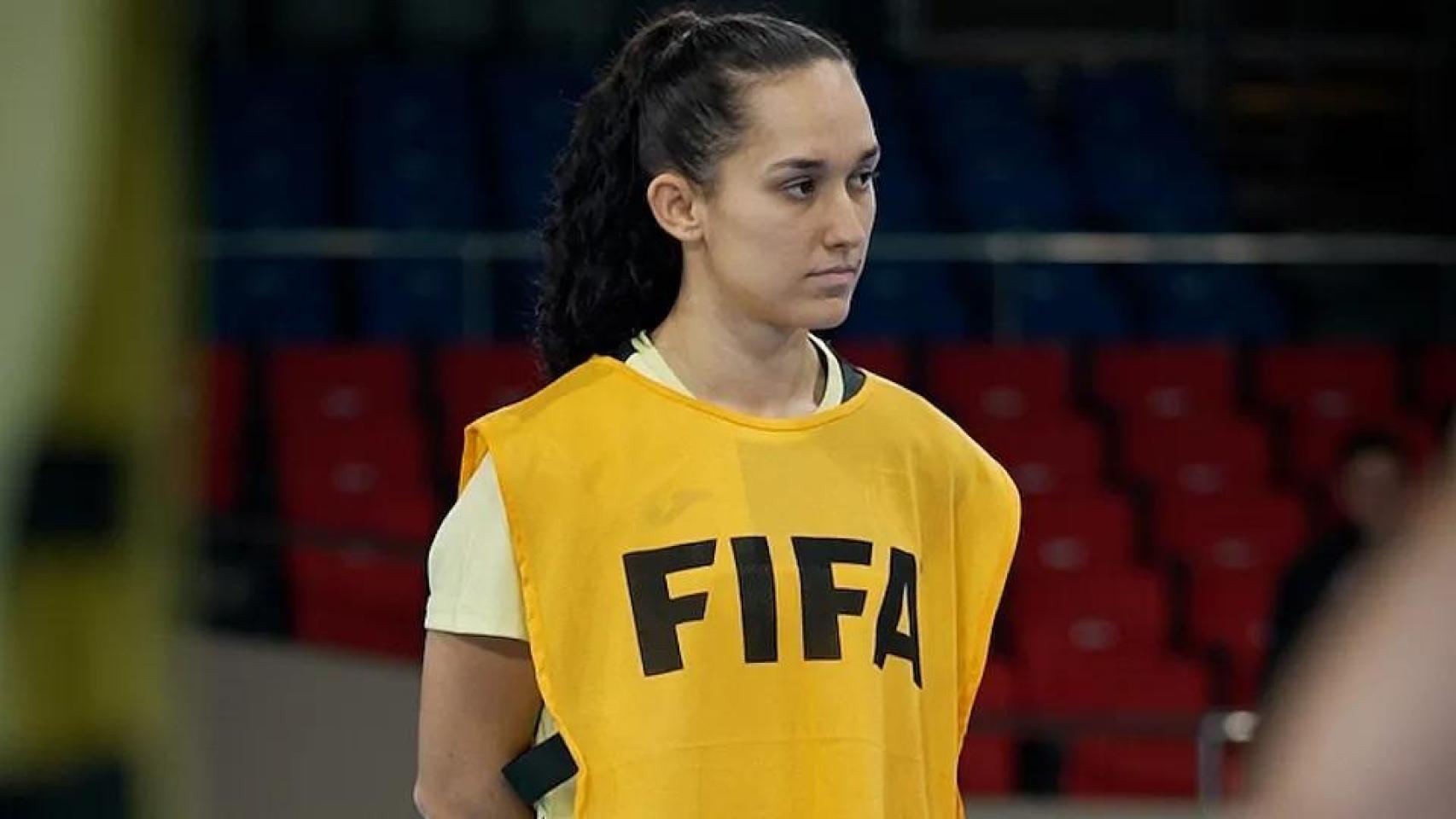 Cecilia Zarzuela, futbolista de la selección española de fútbol sala femenino