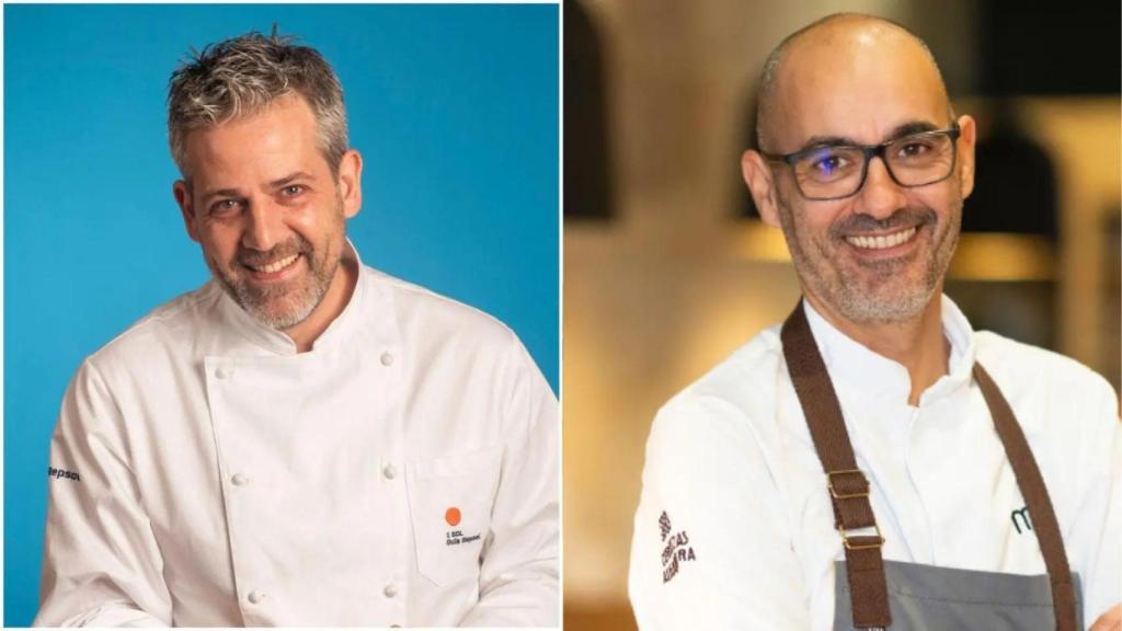 Los chefs Miguel González y Rafa Centeno.