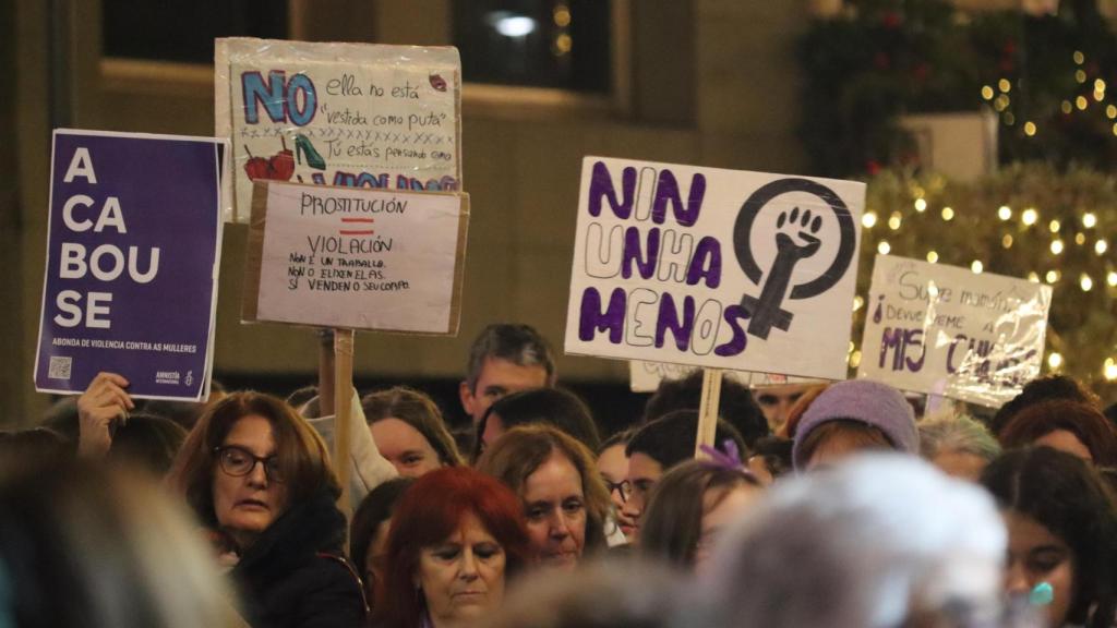 Manifestación 25N, en Vigo