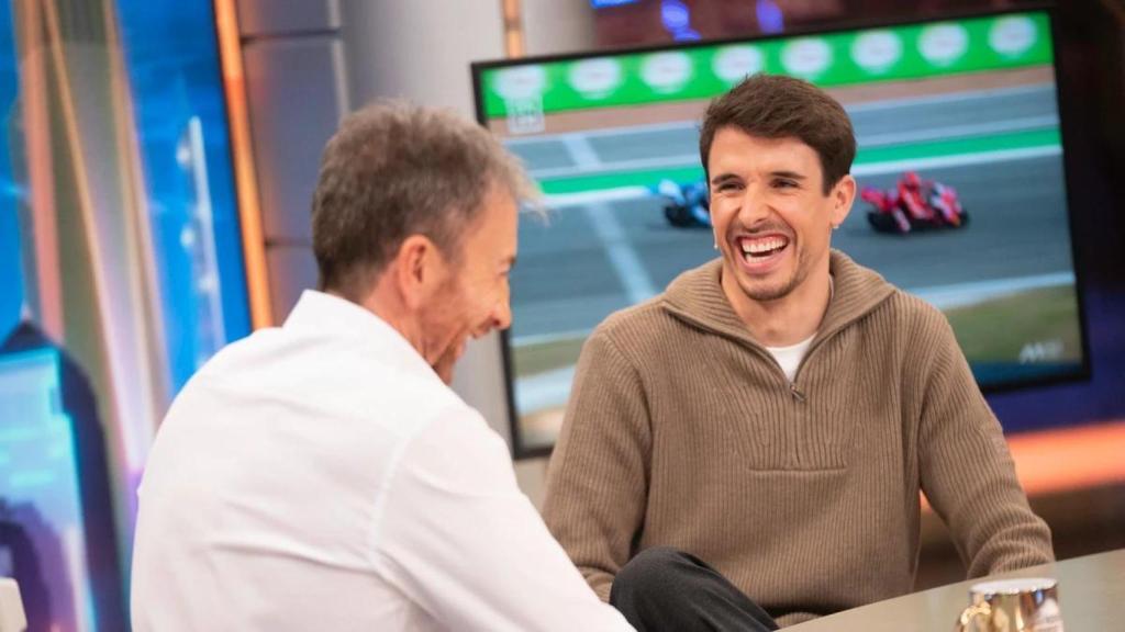 Pablo Motos y Álex Márquez, este lunes, en 'El Hormiguero'