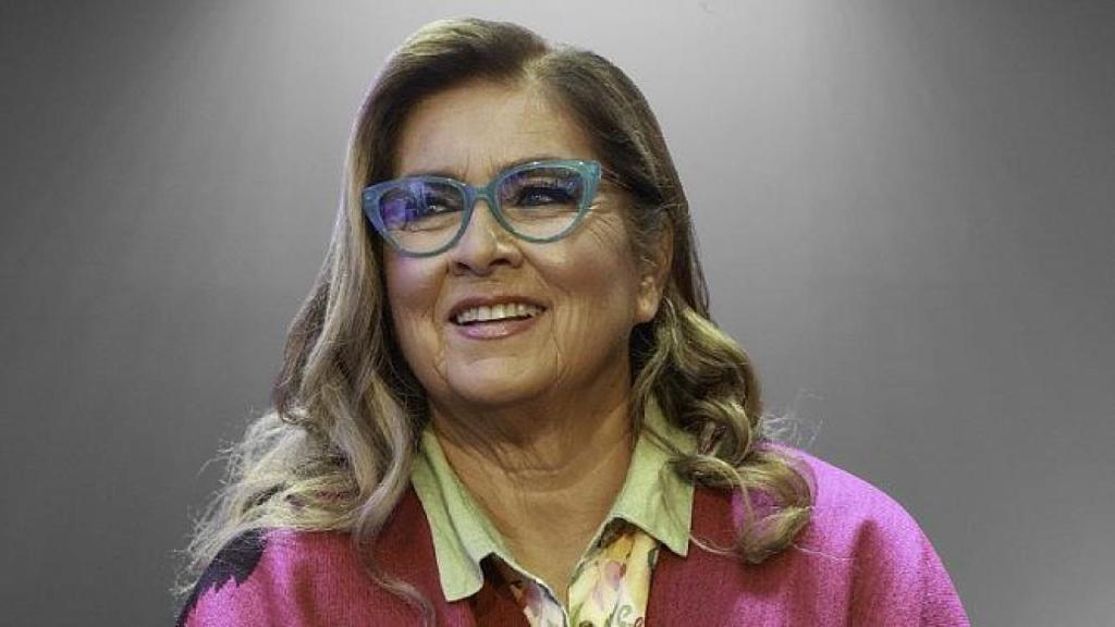Romina Power en una rueda de prensa en Madrid el pasado abril.